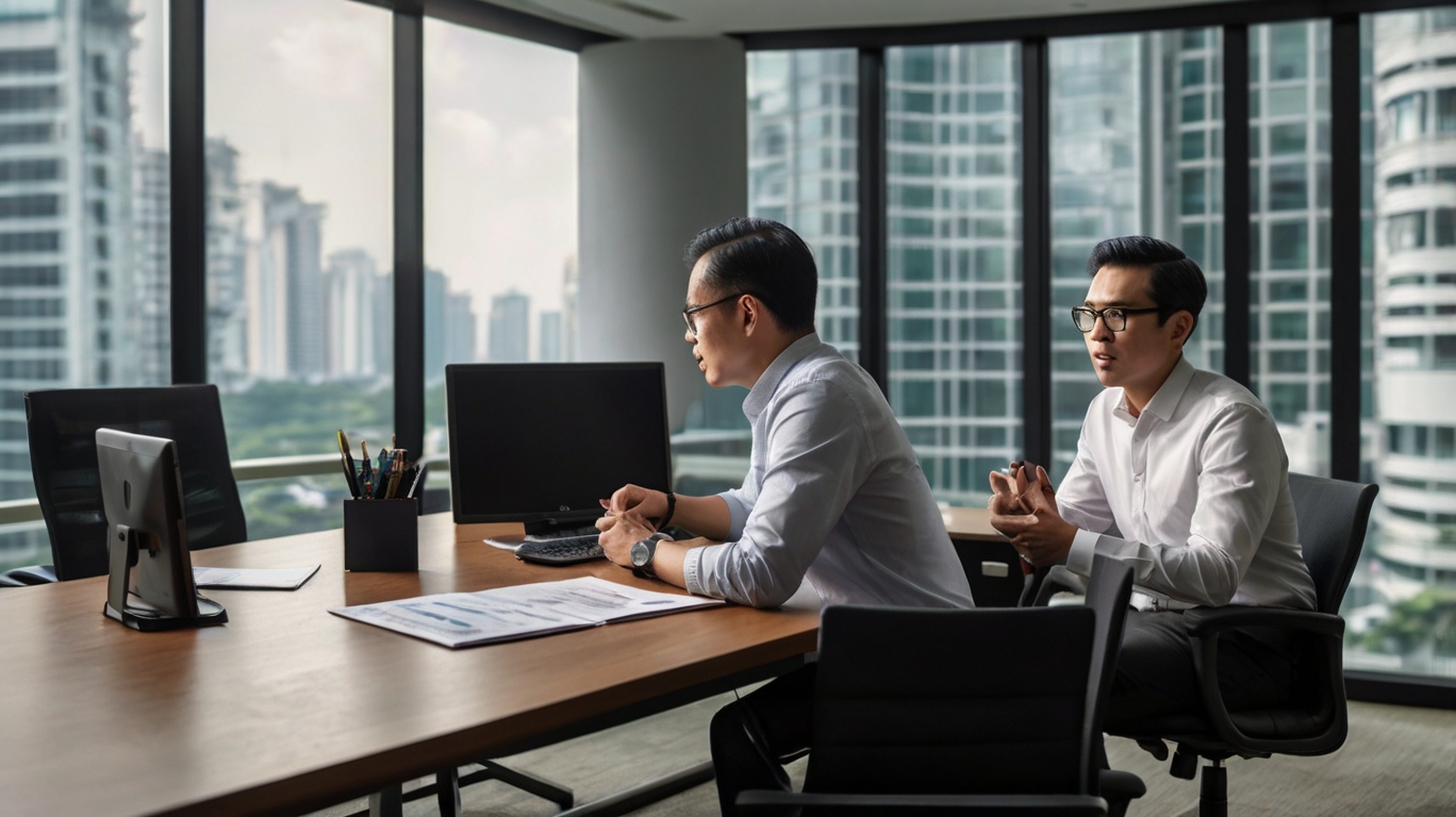 Financial audit professionals at work